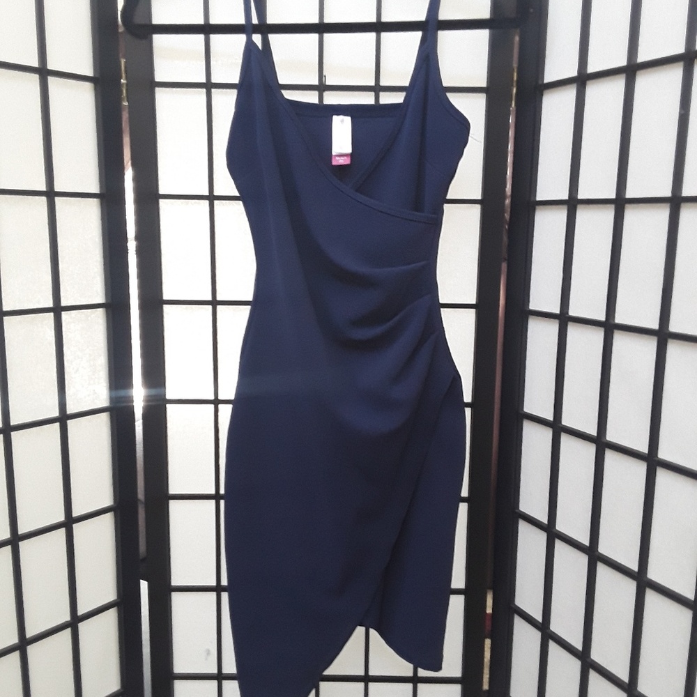 No Boundaries Cobalt Blue Strappy Bodycon Dress